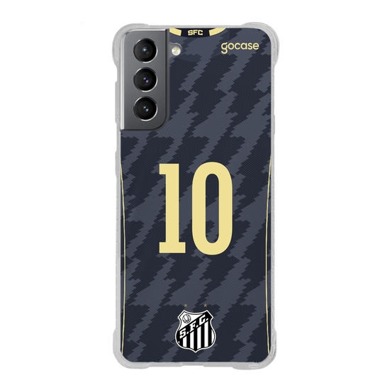 Capinha para celular Santos - Uniforme 3 2021 Personalizado