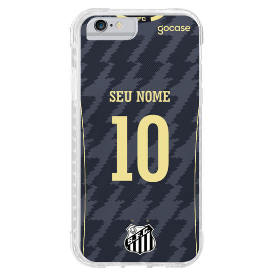 Capinha para celular Santos - Uniforme 3 2021 Personalizado