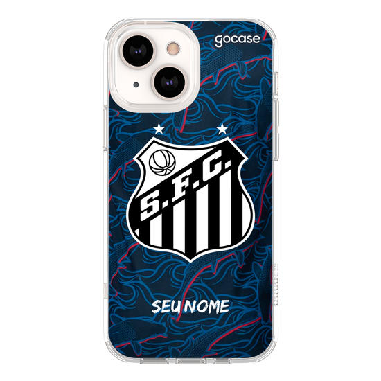 Capinha para celular  Santos - Uniforme 3 2023 Escudo