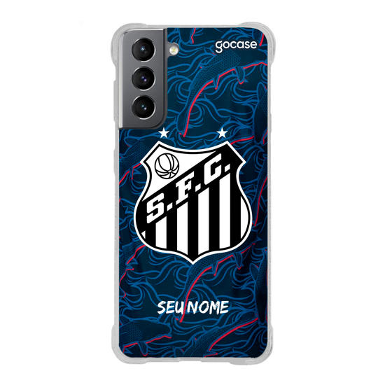 Capinha para celular  Santos - Uniforme 3 2023 Escudo Capinha para celular  Santos - Uniforme 3 2023 Escudo