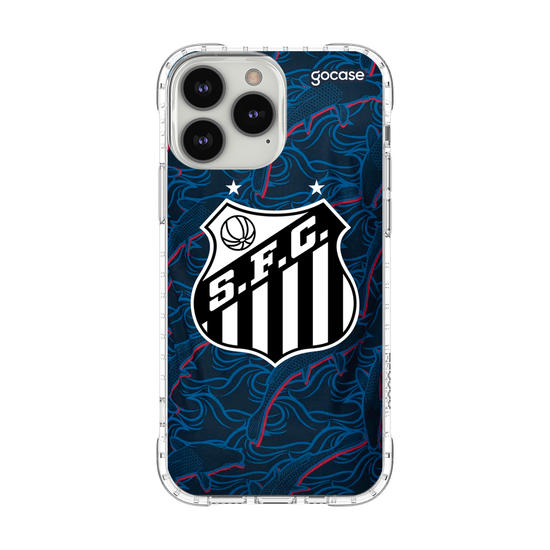 Capinha para celular  Santos - Uniforme 3 2023 Escudo