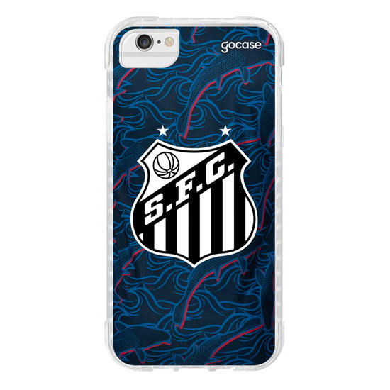 Capinha para celular  Santos - Uniforme 3 2023 Escudo