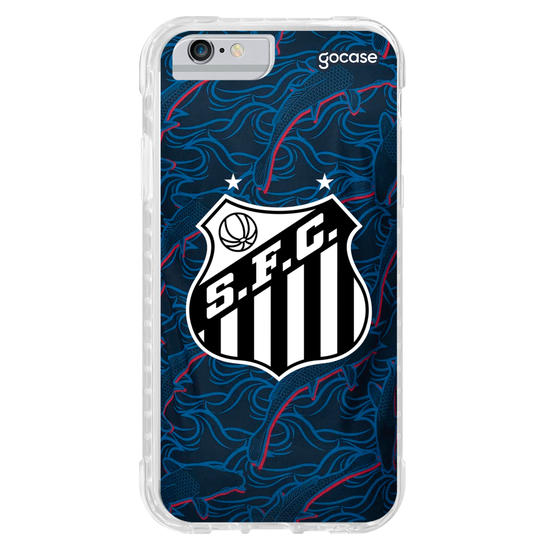 Capinha para celular  Santos - Uniforme 3 2023 Escudo