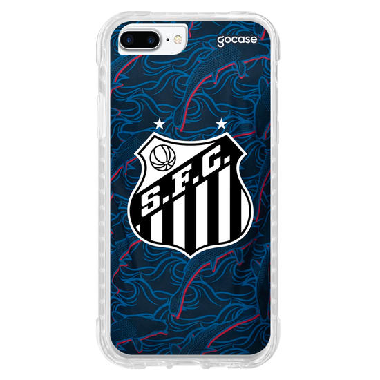 Capinha para celular  Santos - Uniforme 3 2023 Escudo