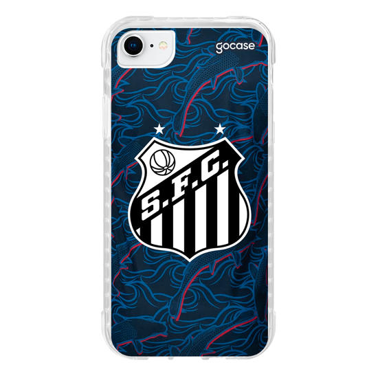 Capinha para celular  Santos - Uniforme 3 2023 Escudo
