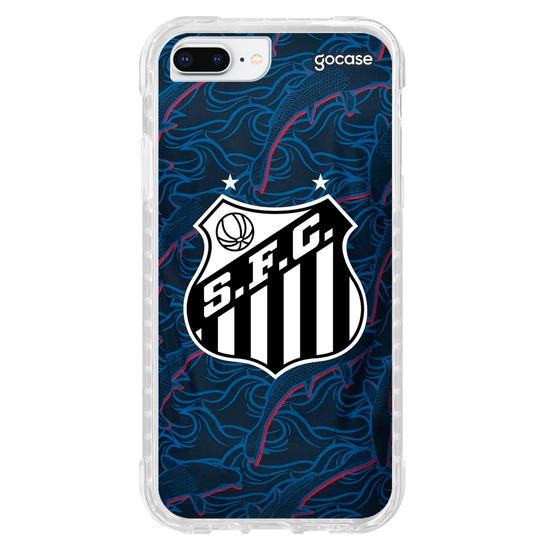 Capinha para celular  Santos - Uniforme 3 2023 Escudo