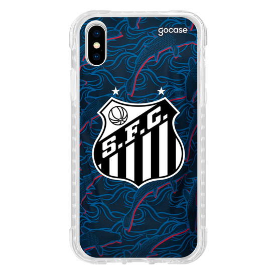 Capinha para celular  Santos - Uniforme 3 2023 Escudo