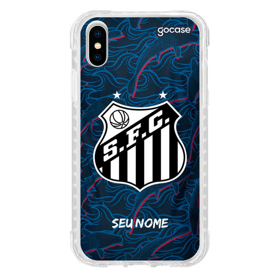 Capinha para celular  Santos - Uniforme 3 2023 Escudo