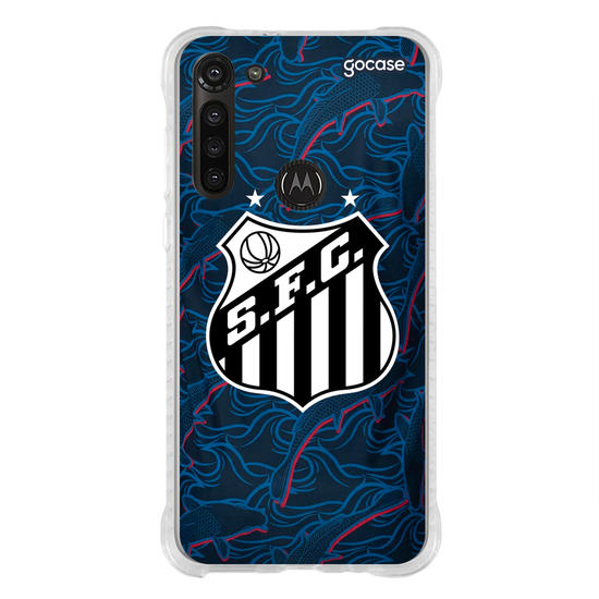 Capinha para celular  Santos - Uniforme 3 2023 Escudo