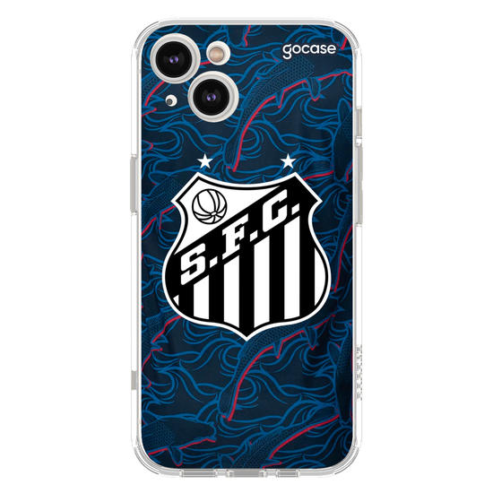Capinha para celular  Santos - Uniforme 3 2023 Escudo