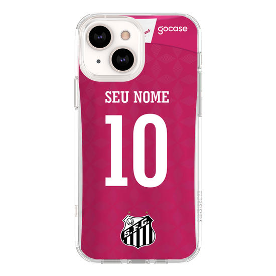 Capinha para celular Santos Uniforme Outubro Rosa