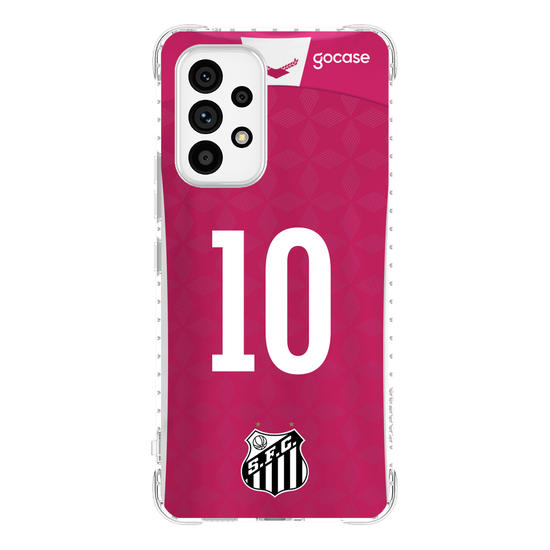 Capinha para celular Santos Uniforme Outubro Rosa