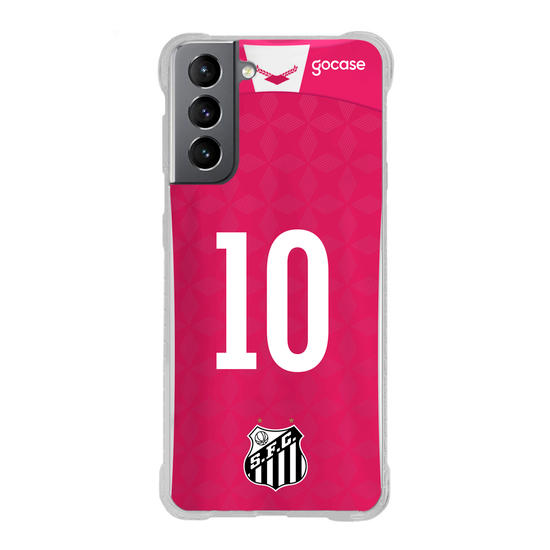 Capinha para celular Santos Uniforme Outubro Rosa