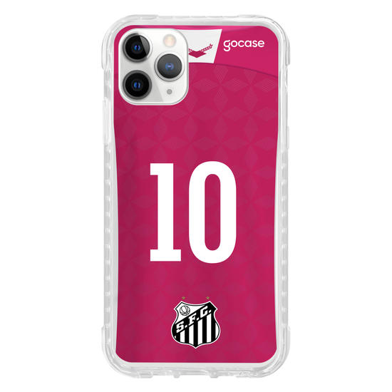 Capinha para celular Santos Uniforme Outubro Rosa