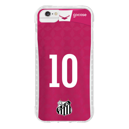 Capinha para celular Santos Uniforme Outubro Rosa