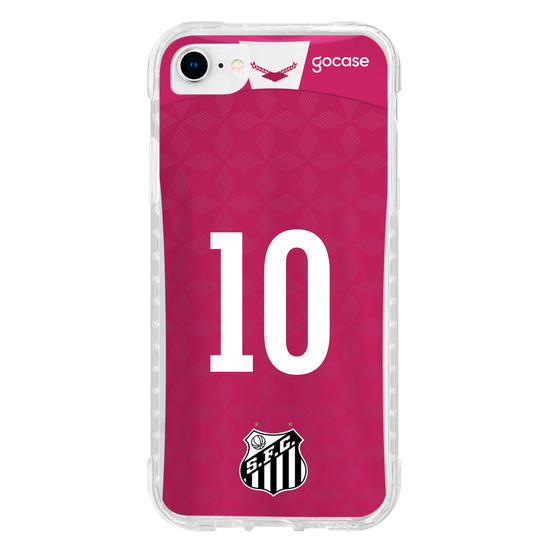 Capinha para celular Santos Uniforme Outubro Rosa