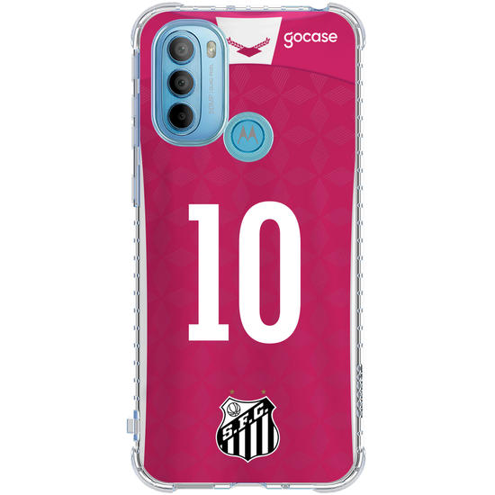 Capinha para celular Santos Uniforme Outubro Rosa