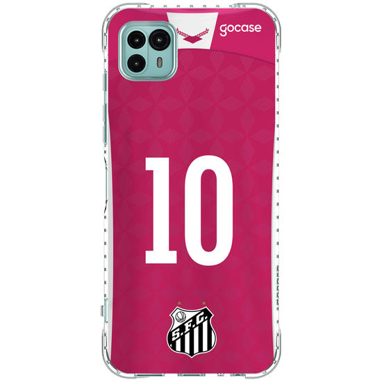 Capinha para celular Santos Uniforme Outubro Rosa