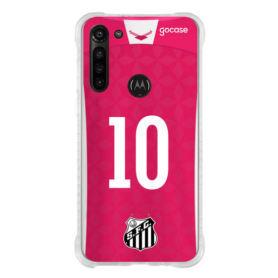 Capinha para celular Santos Uniforme Outubro Rosa