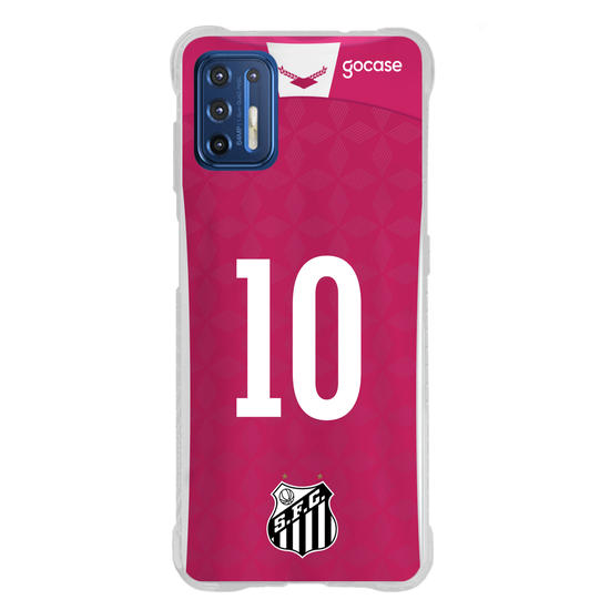 Capinha para celular Santos Uniforme Outubro Rosa