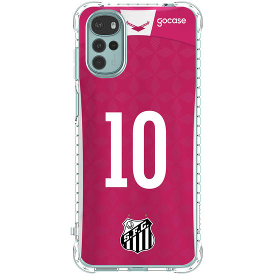 Capinha para celular Santos Uniforme Outubro Rosa