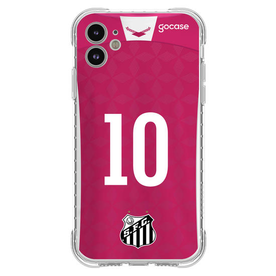 Capinha para celular Santos Uniforme Outubro Rosa
