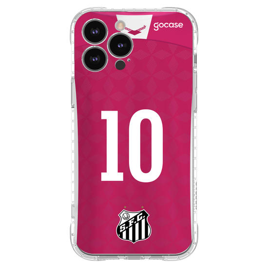 Capinha para celular Santos Uniforme Outubro Rosa