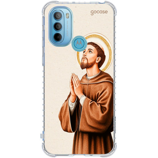 Capinha para celular  São Francisco de Assis Aquarela