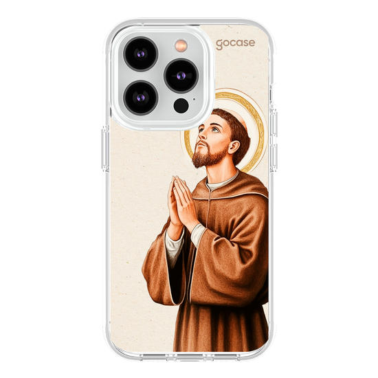 Capinha para celular  São Francisco de Assis Aquarela