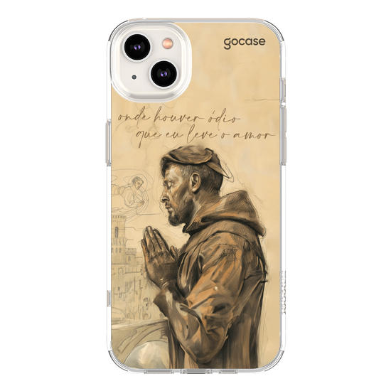 Capinha para celular Oração de Sao Francisco