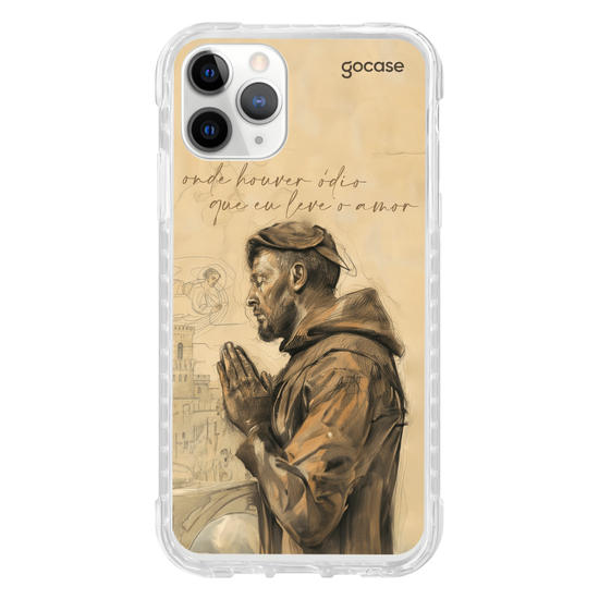 Capinha para celular Oração de Sao Francisco