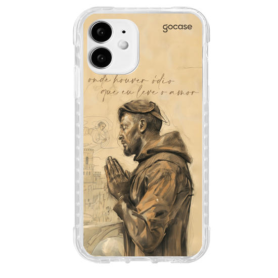 Capinha para celular Oração de Sao Francisco