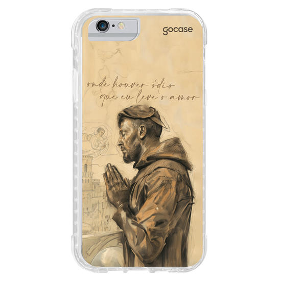 Capinha para celular Oração de Sao Francisco