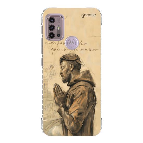 Capinha para celular Oração de Sao Francisco