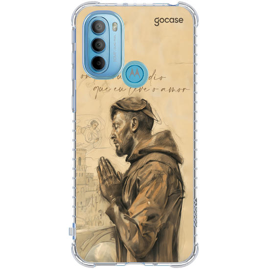 Capinha para celular Oração de Sao Francisco