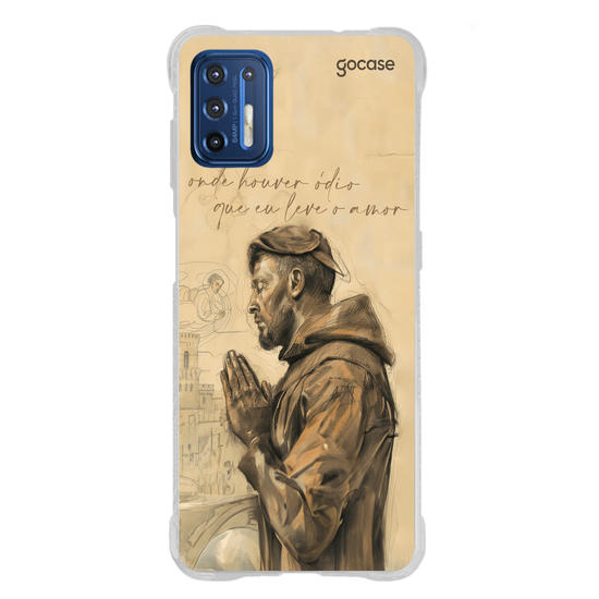 Capinha para celular Oração de Sao Francisco