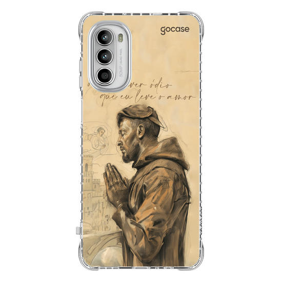 Capinha para celular Oração de Sao Francisco
