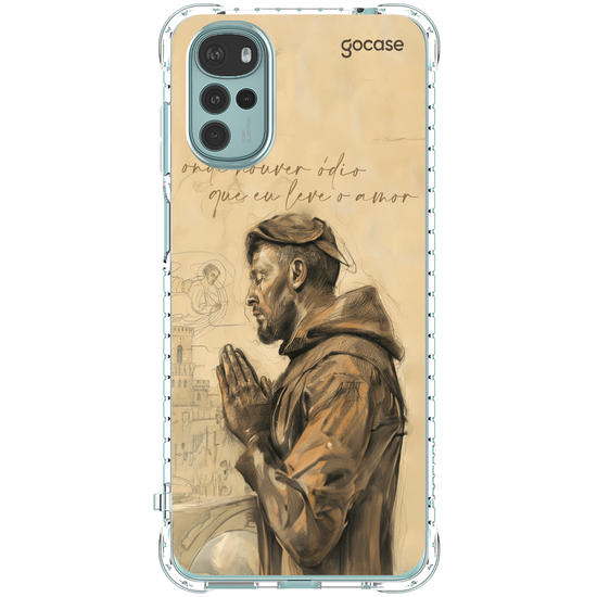 Capinha para celular Oração de Sao Francisco