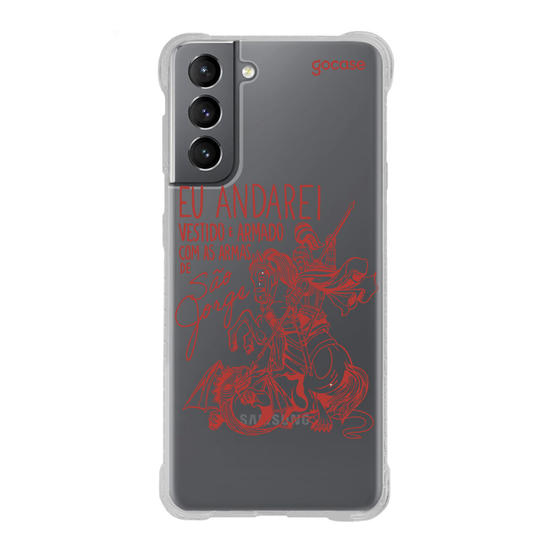 Capinha para celular  São Jorge Lettering