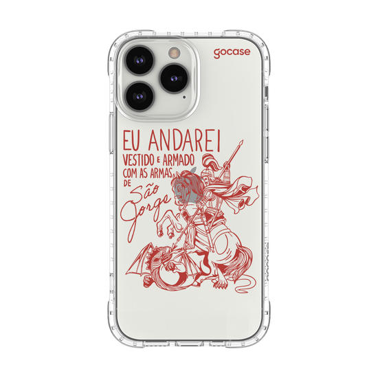 Capinha para celular  São Jorge Lettering
