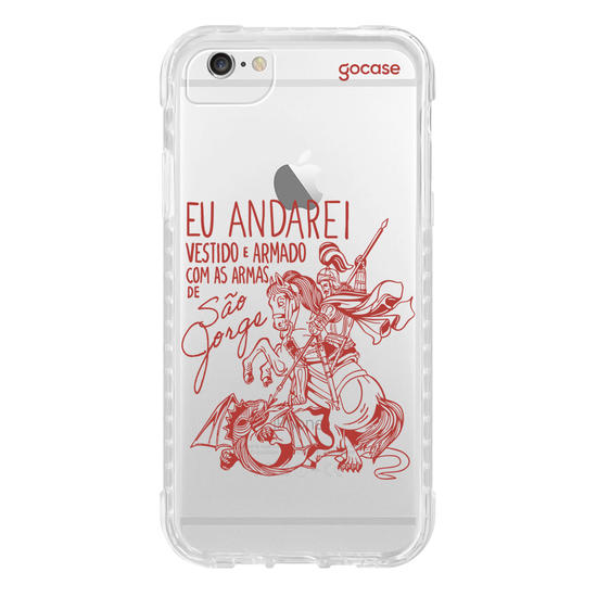 Capinha para celular  São Jorge Lettering