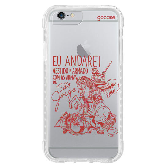 Capinha para celular  São Jorge Lettering