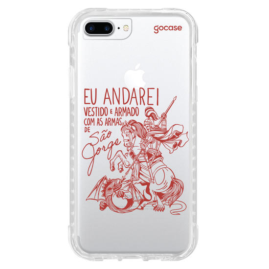 Capinha para celular  São Jorge Lettering