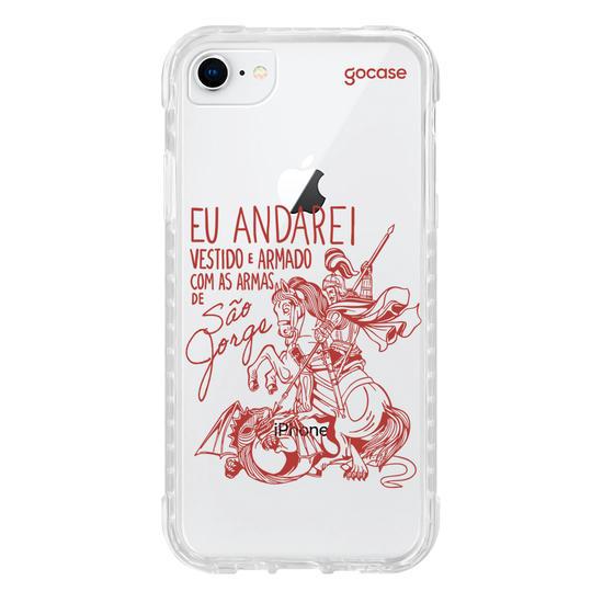 Capinha para celular  São Jorge Lettering