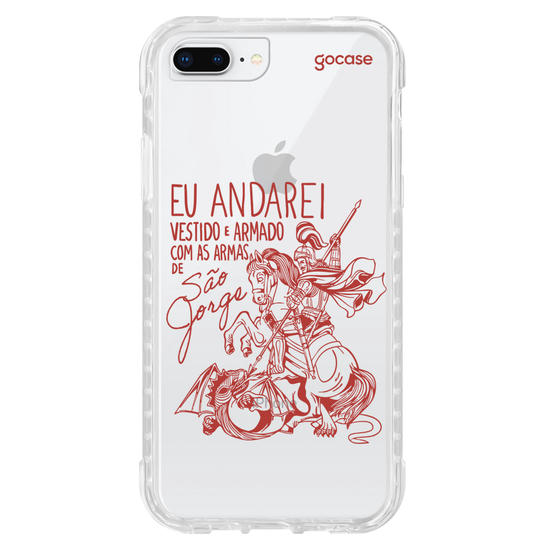 Capinha para celular  São Jorge Lettering