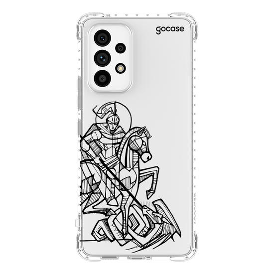 Capinha para celular  São Jorge Lineart