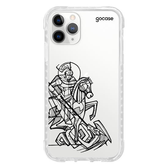 Capinha para celular  São Jorge Lineart