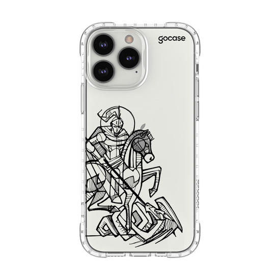 Capinha para celular  São Jorge Lineart