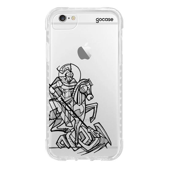Capinha para celular  São Jorge Lineart