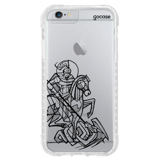 Capinha para celular  São Jorge Lineart